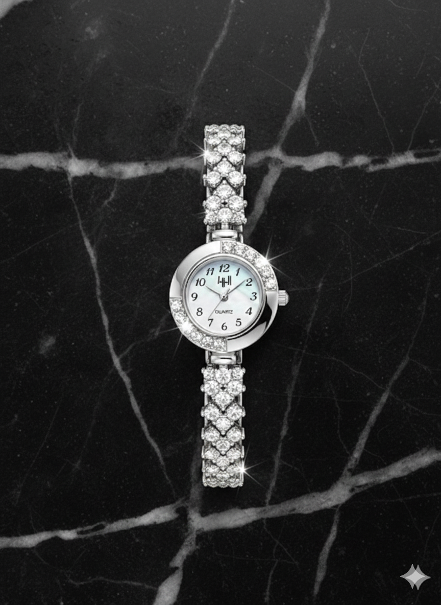 Silver Girl's watch