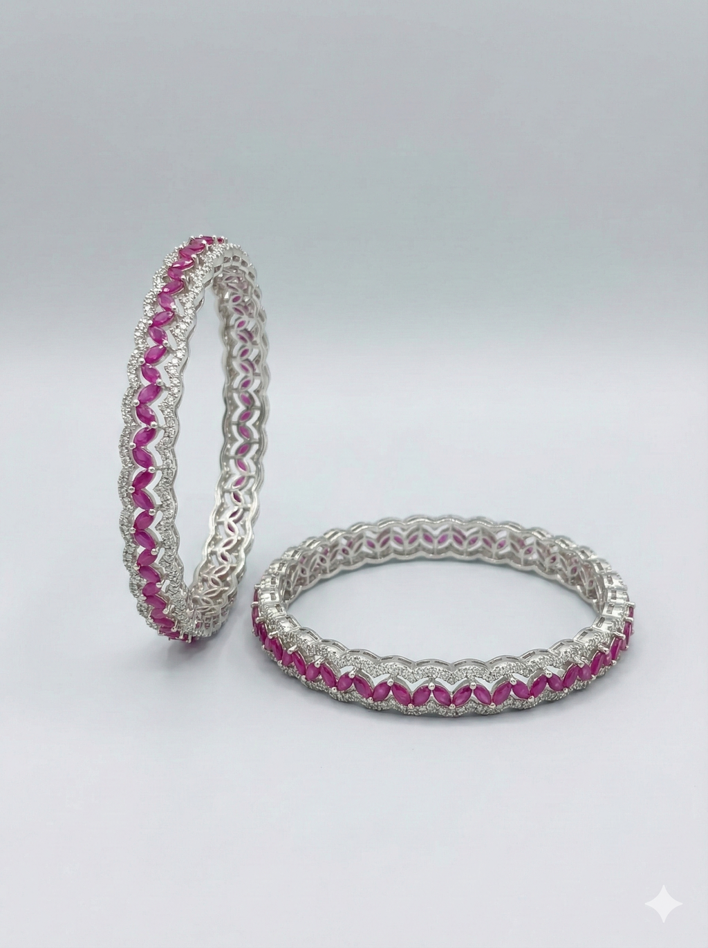 Pink and Silver Sparkle