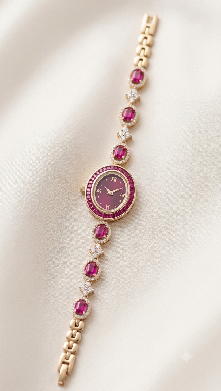 Royal Ruby Elegance Watch