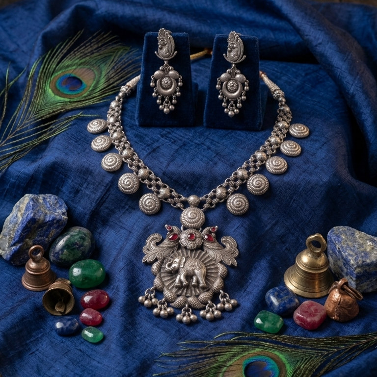 Elephant & Peacock Set