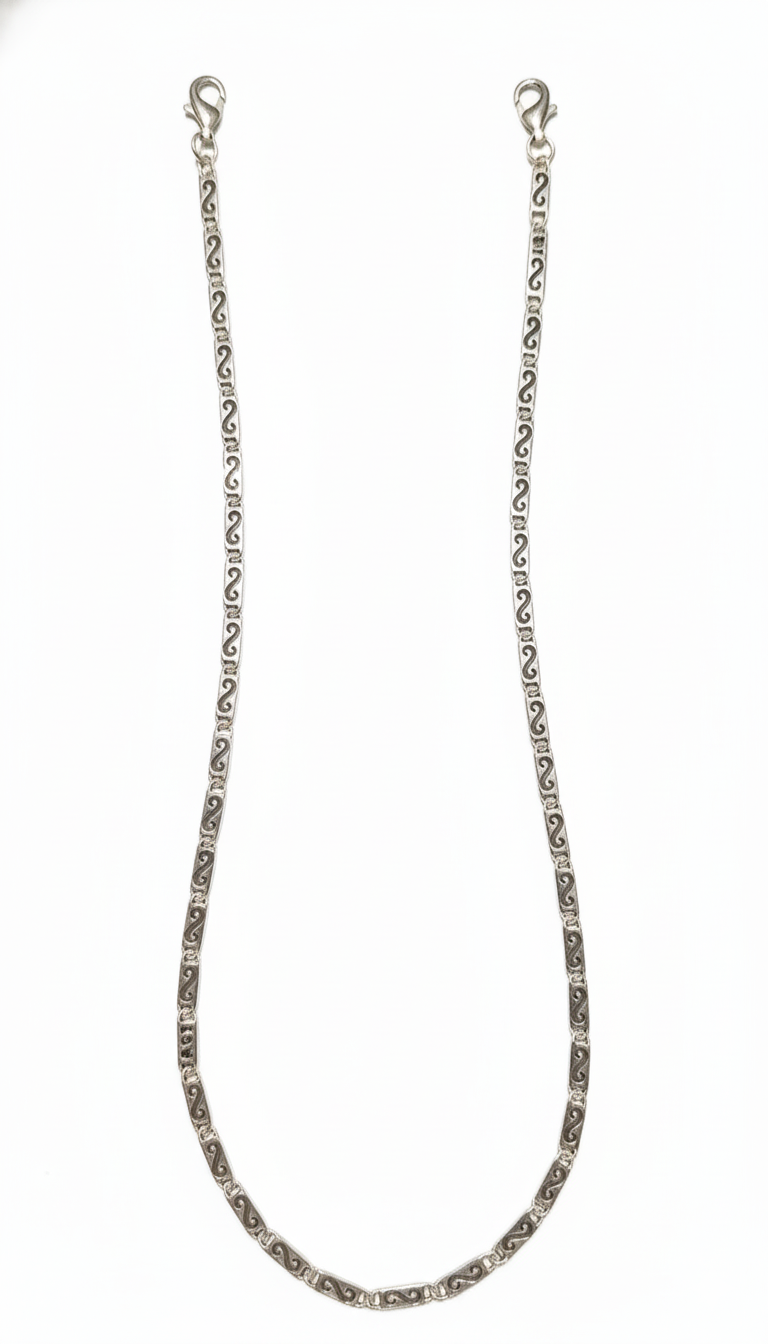 Intricate Silver Link chain_1