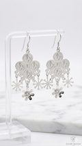 Intricate Silver Flora