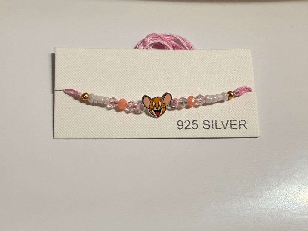 Jerry Pink Thread Rakhi