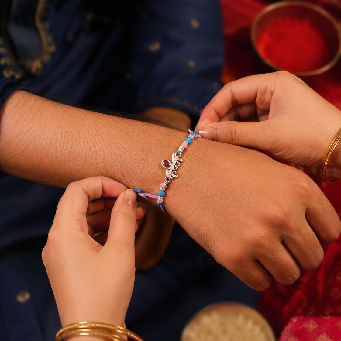 Krishna Charm Rakhi
