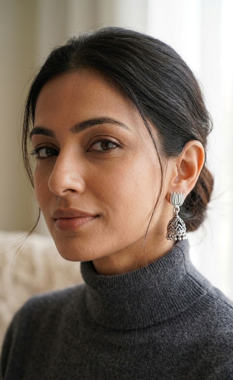 Lotus Jhumkas