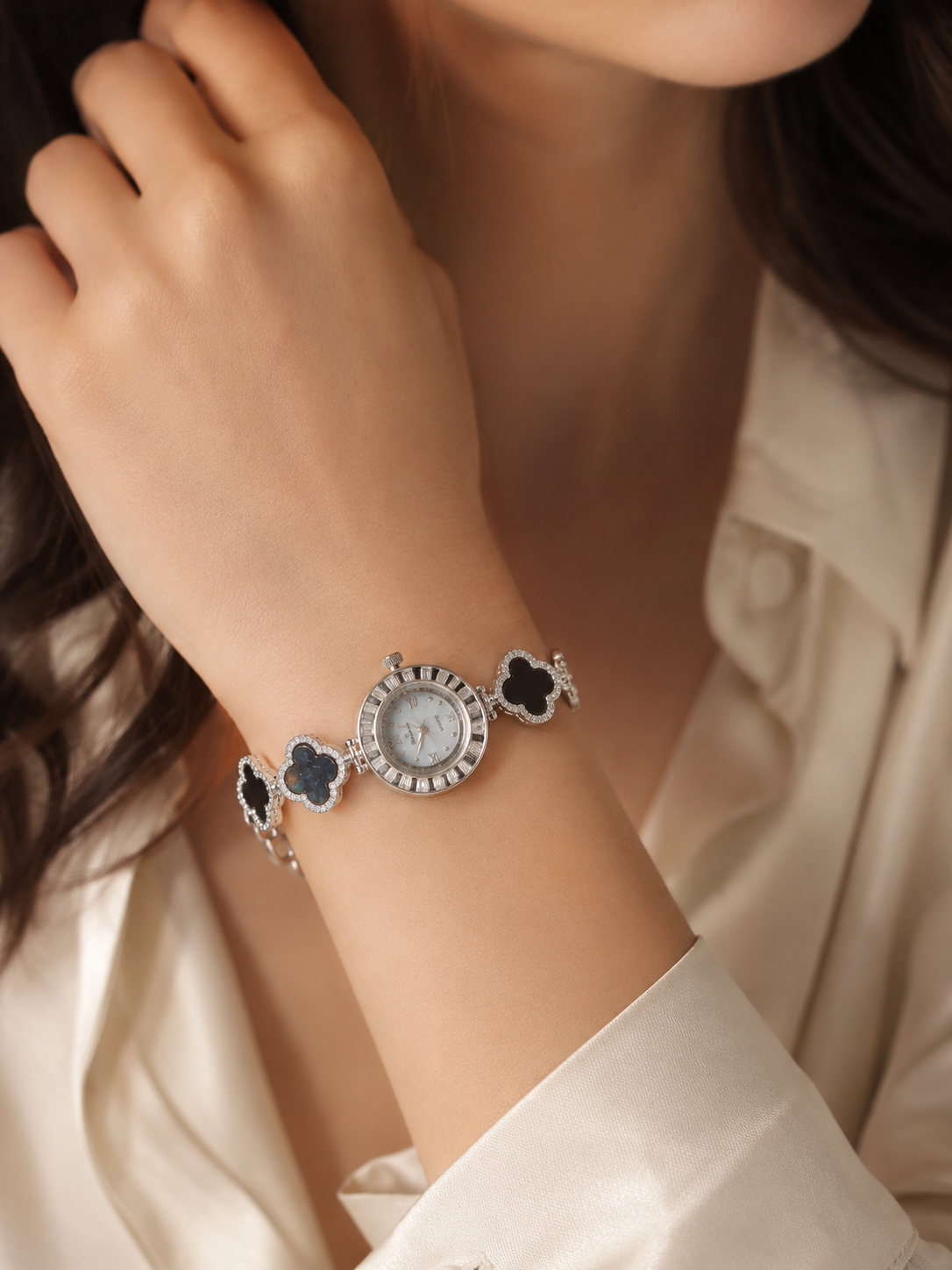 Midnight Clover Watch