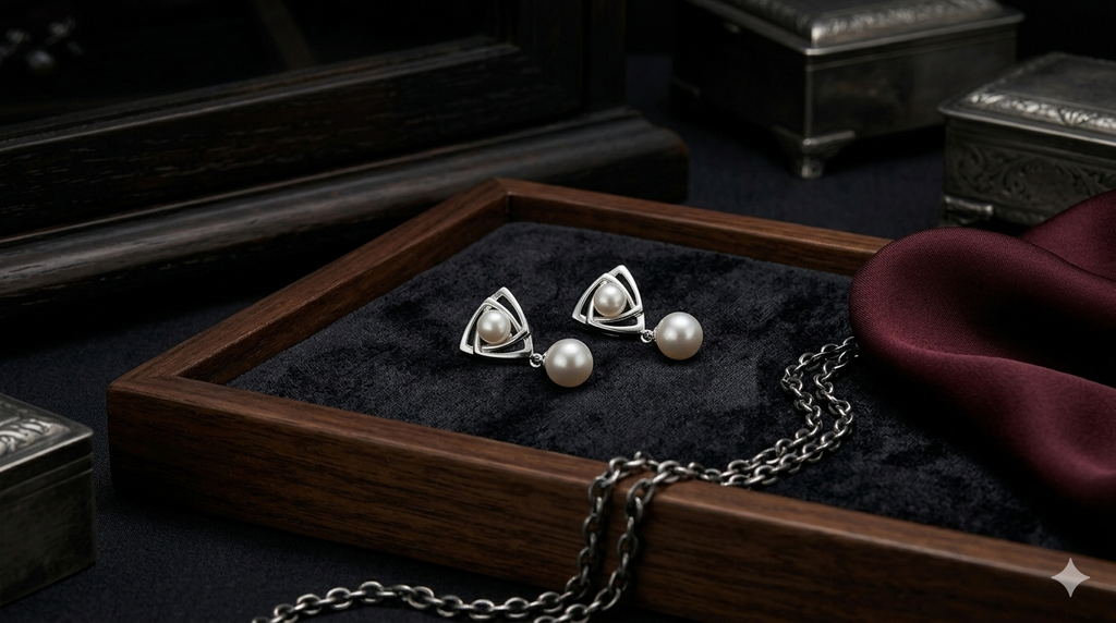 Modern Geometry Pearl drops