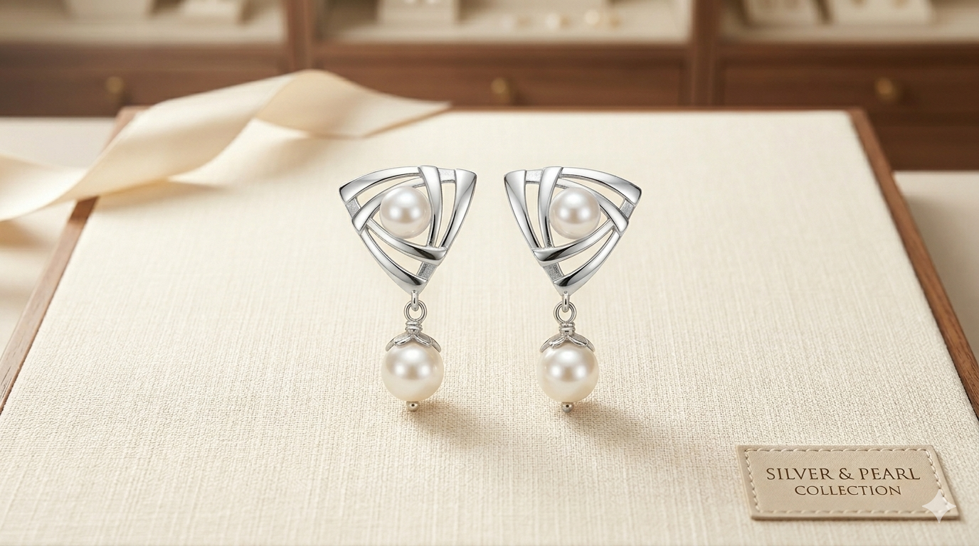 Modern Geometry Pearl drops