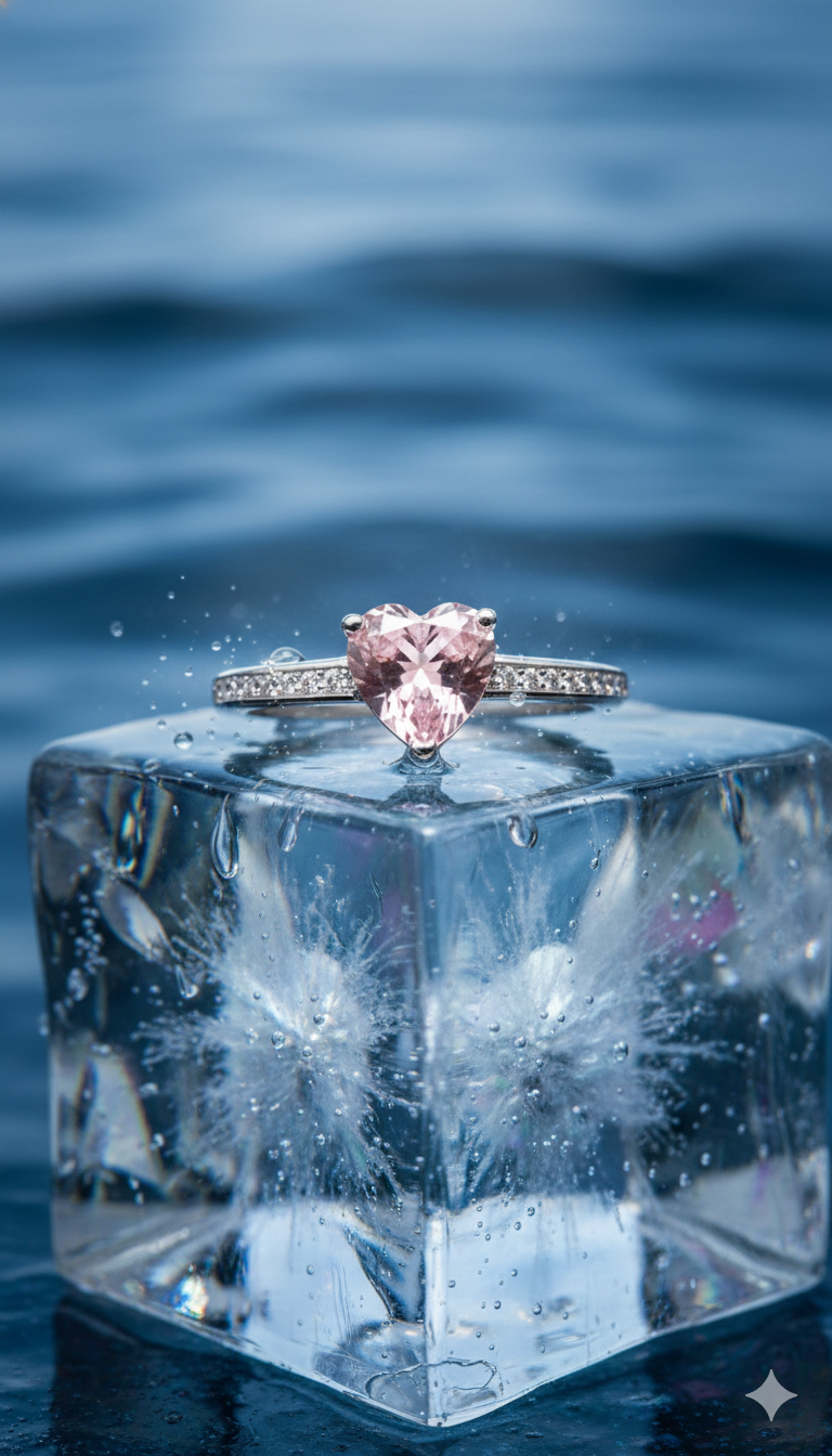 Modern Romance The Pink Heart Solitaire_3