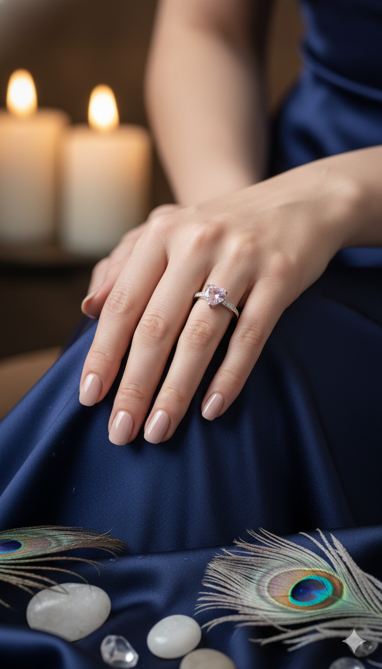 Modern Romance The Pink Heart Solitaire_5