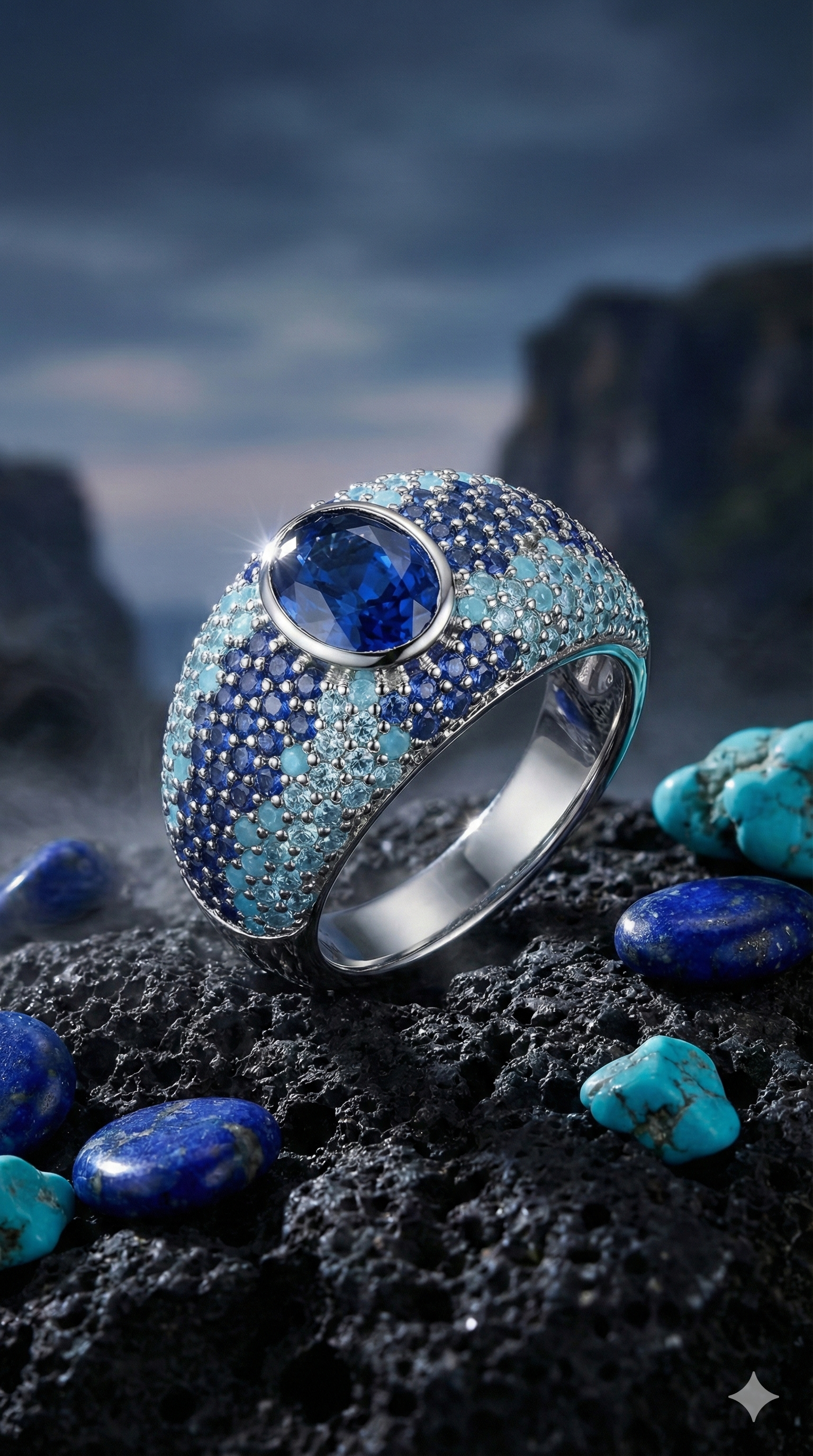 Ocean's Depth Cocktail Ring_2
