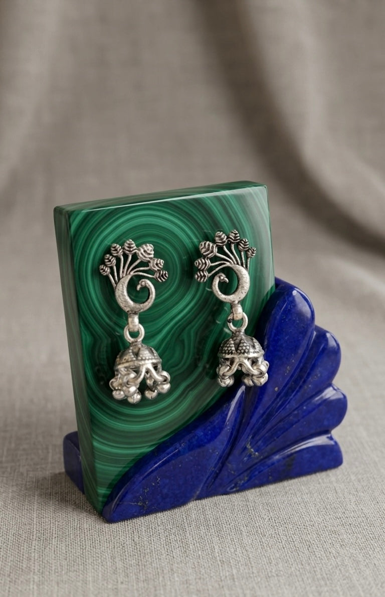 Peacock Jhumkas