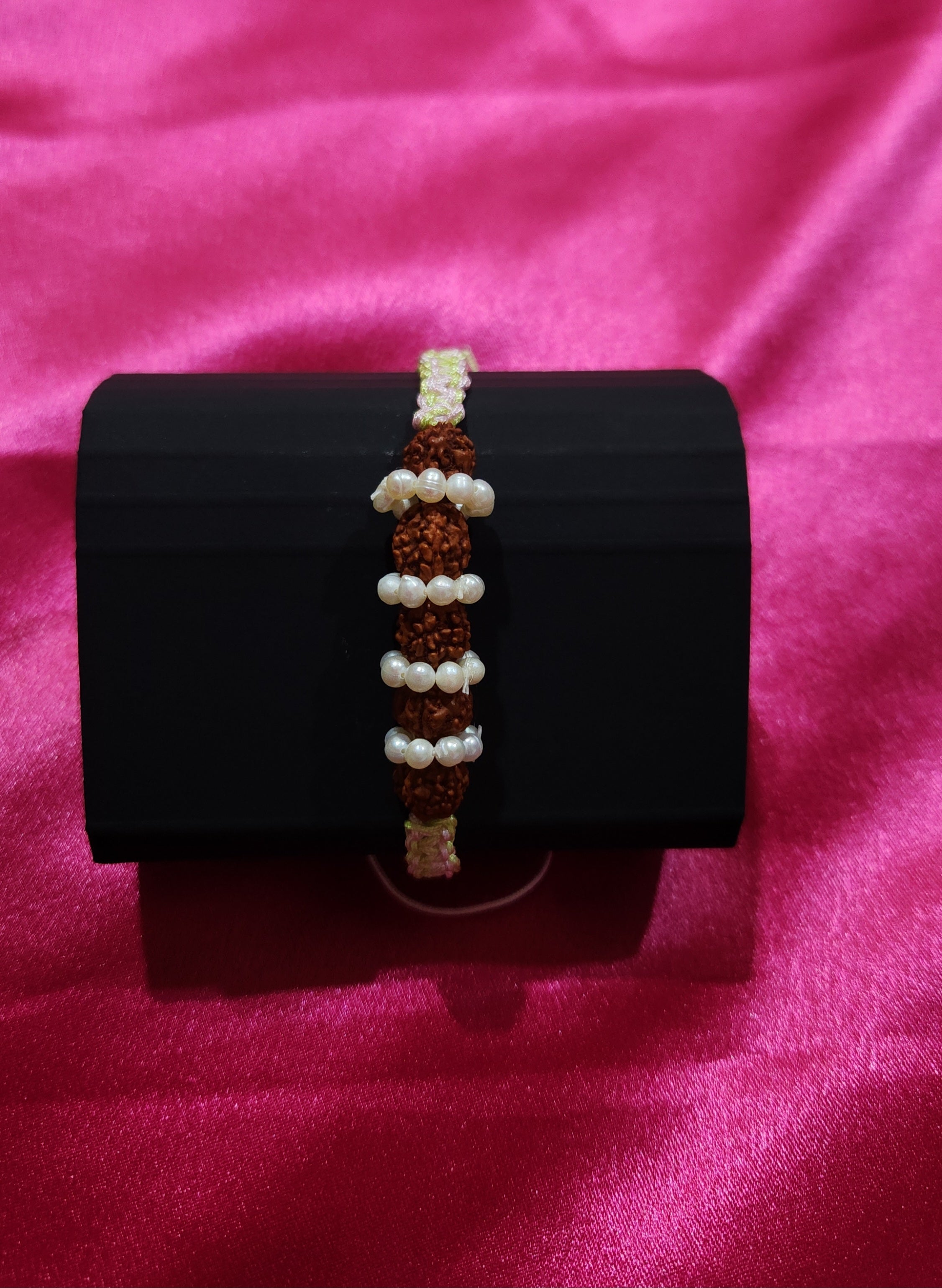 Pearl Rudraksha Rakhi