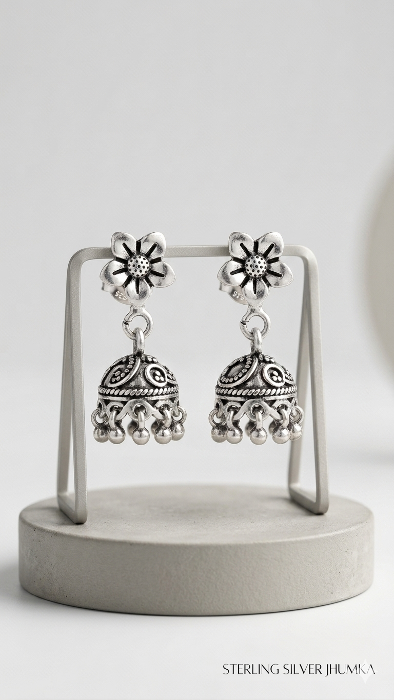Petal Drop Jhumkis