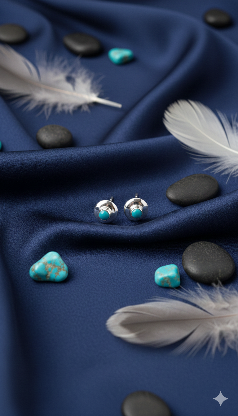 Petite Blue Studs_1