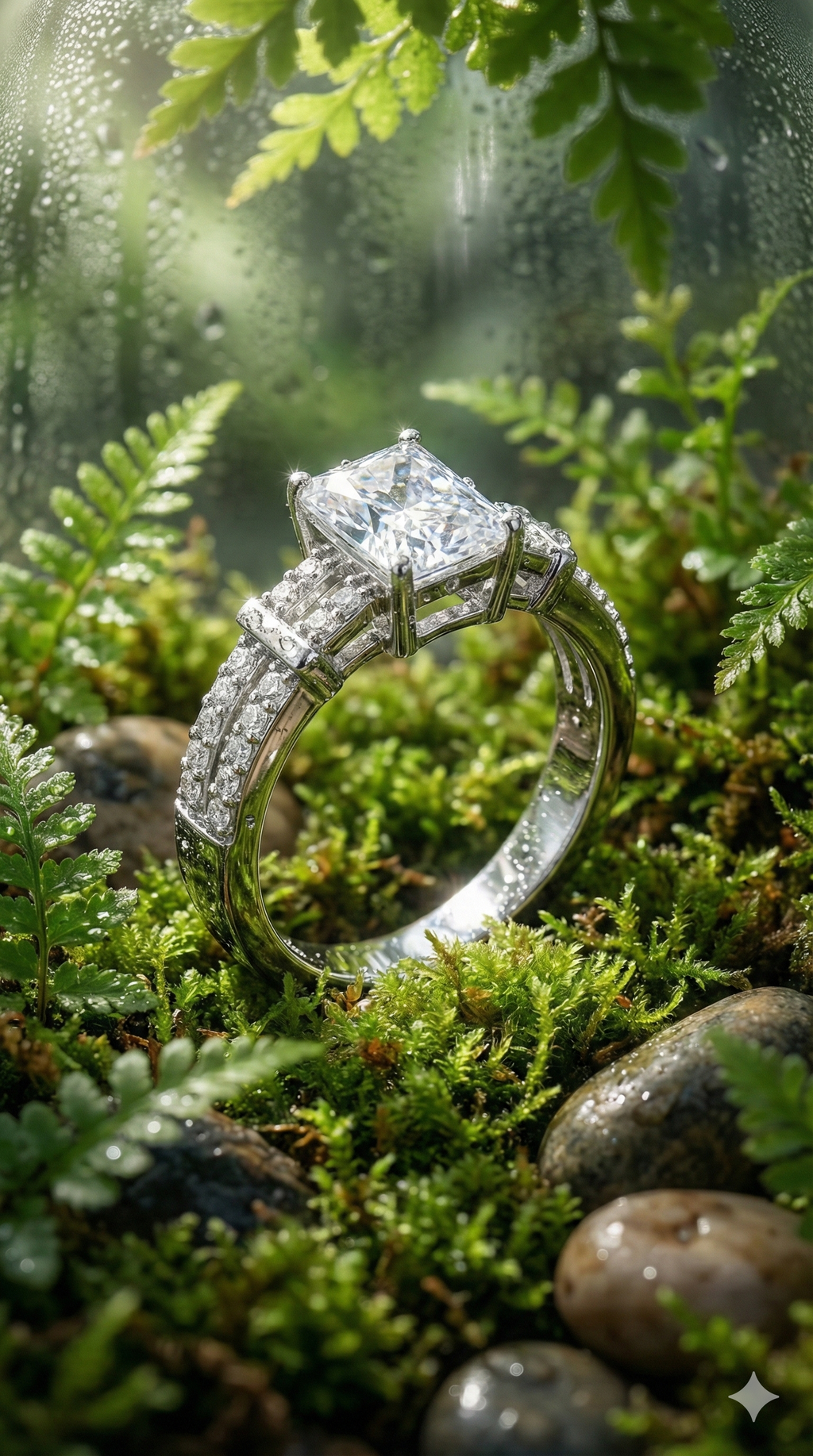 Princess Cut Eternal Band_3