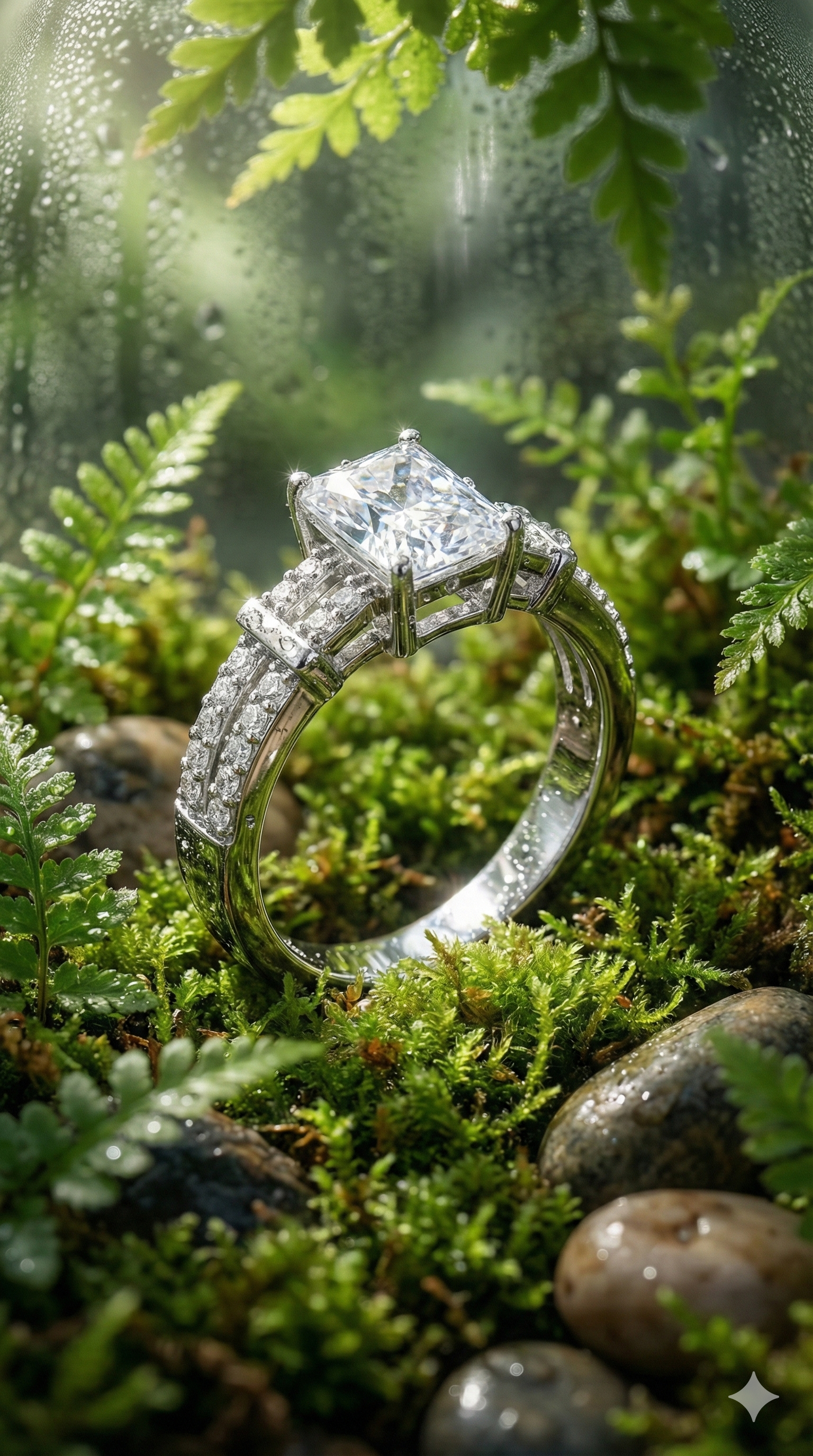 Princess Cut Eternal Band_3