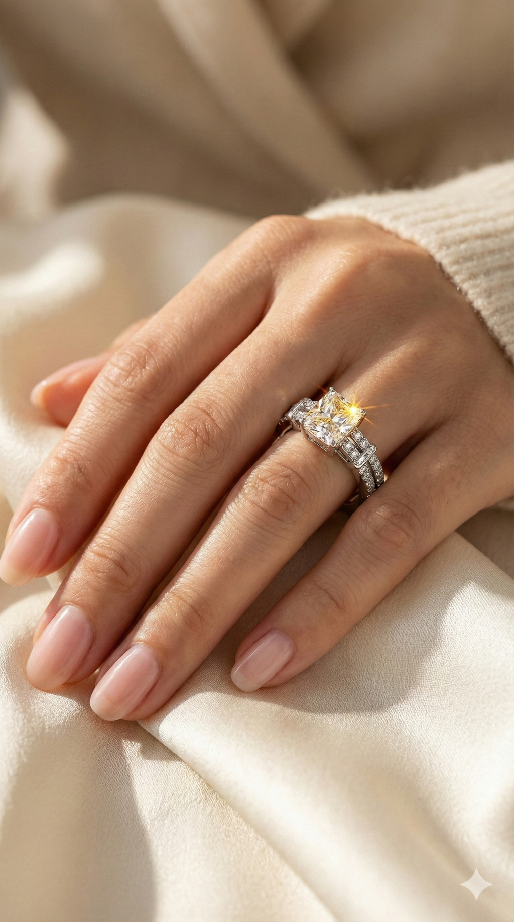 Princess Cut Eternal Band_4