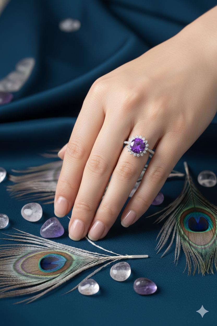 Prism Purple Statement Ring_1