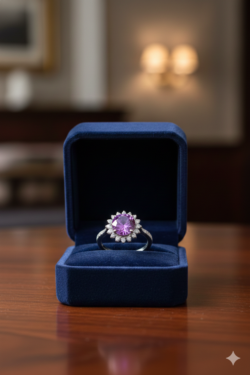 Prism Purple Statement Ring_5