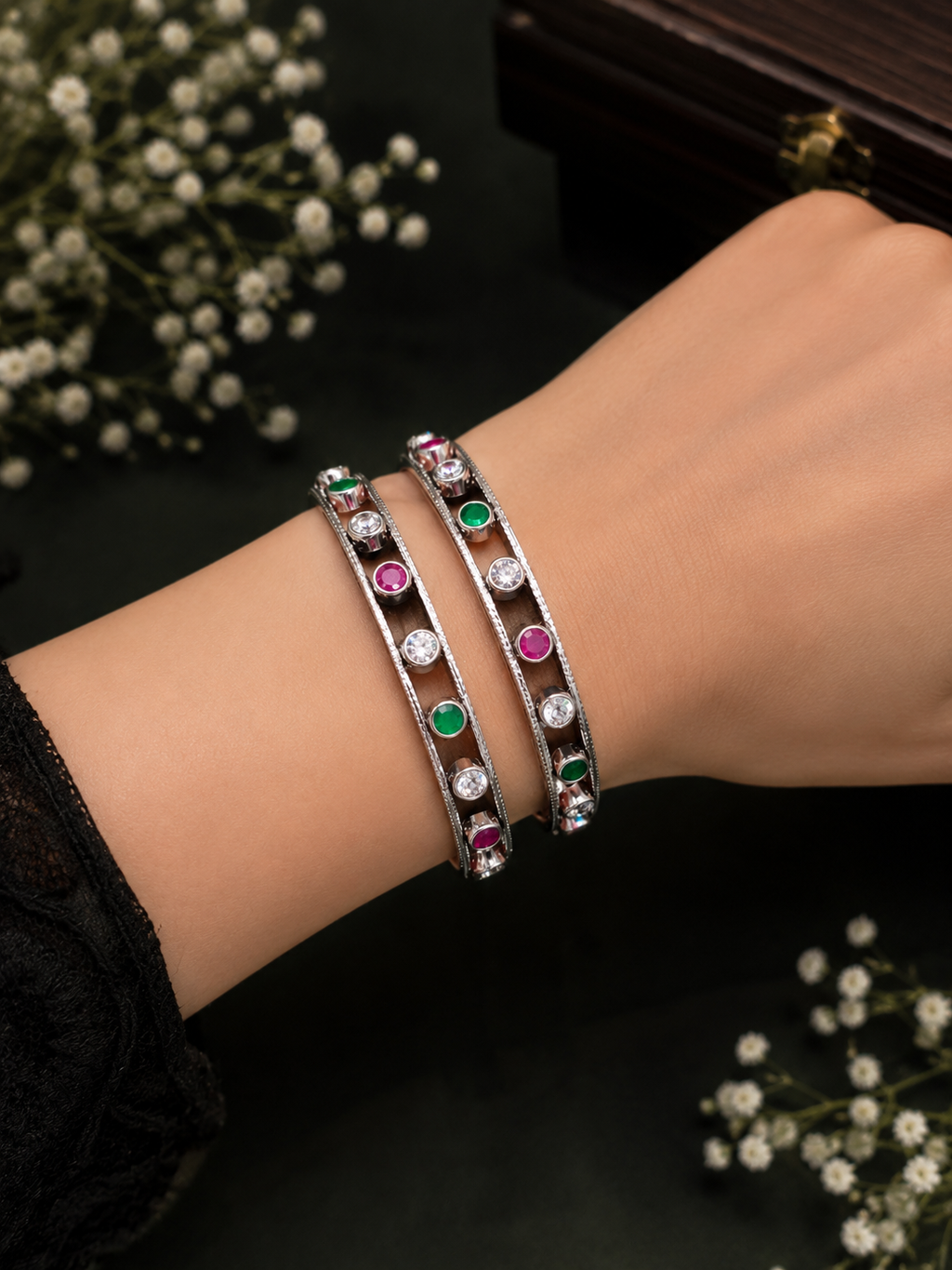 Prism Stone Bangle