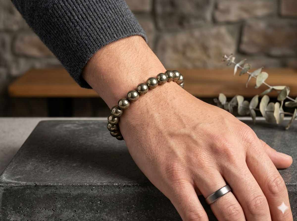 (Chinese)Pyrite bracelet