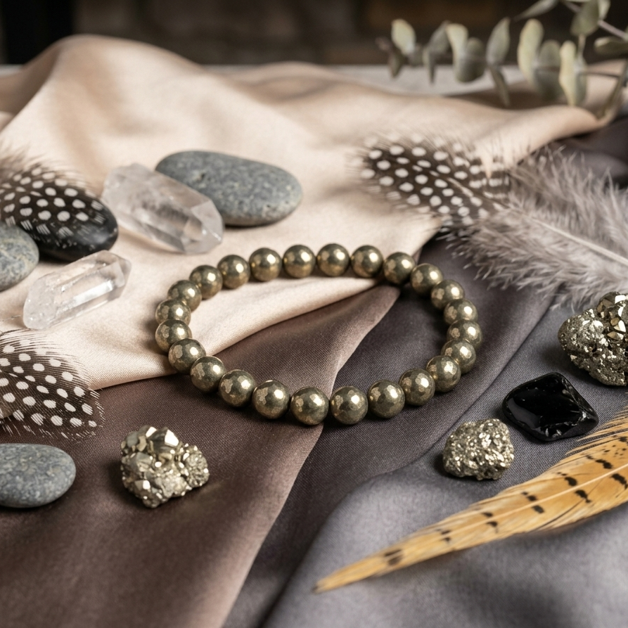 (Chinese)Pyrite bracelet