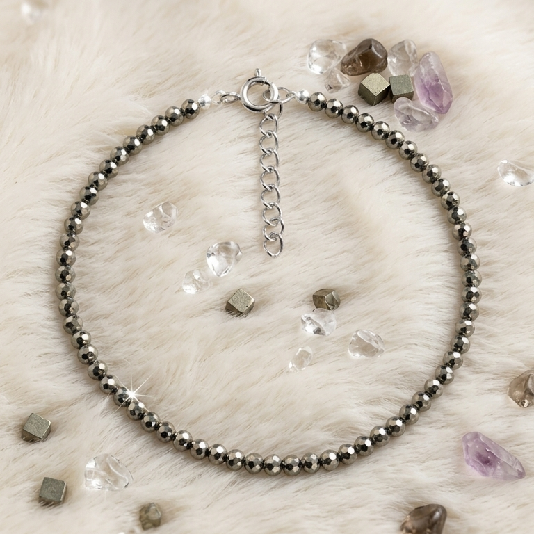(Chinese)Pyrite anklets (Payal pair)