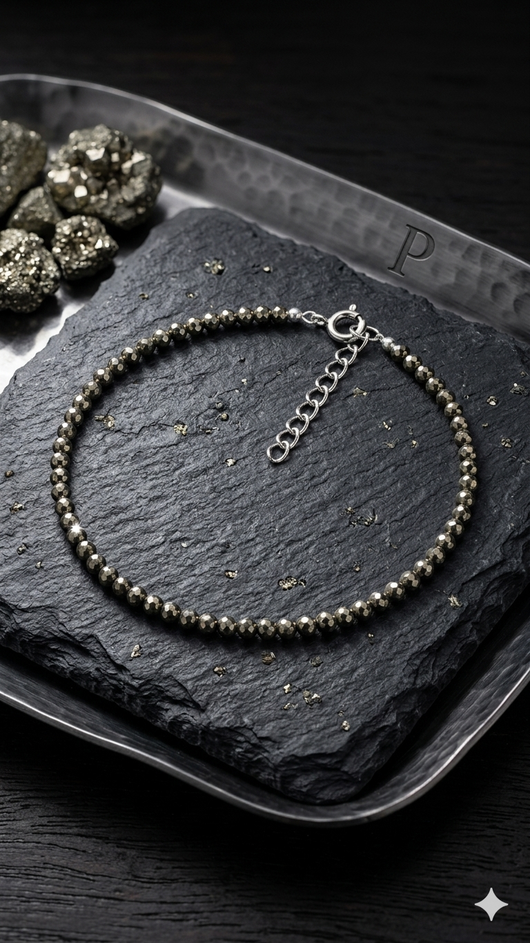 (Chinese)Pyrite anklets (Payal pair)