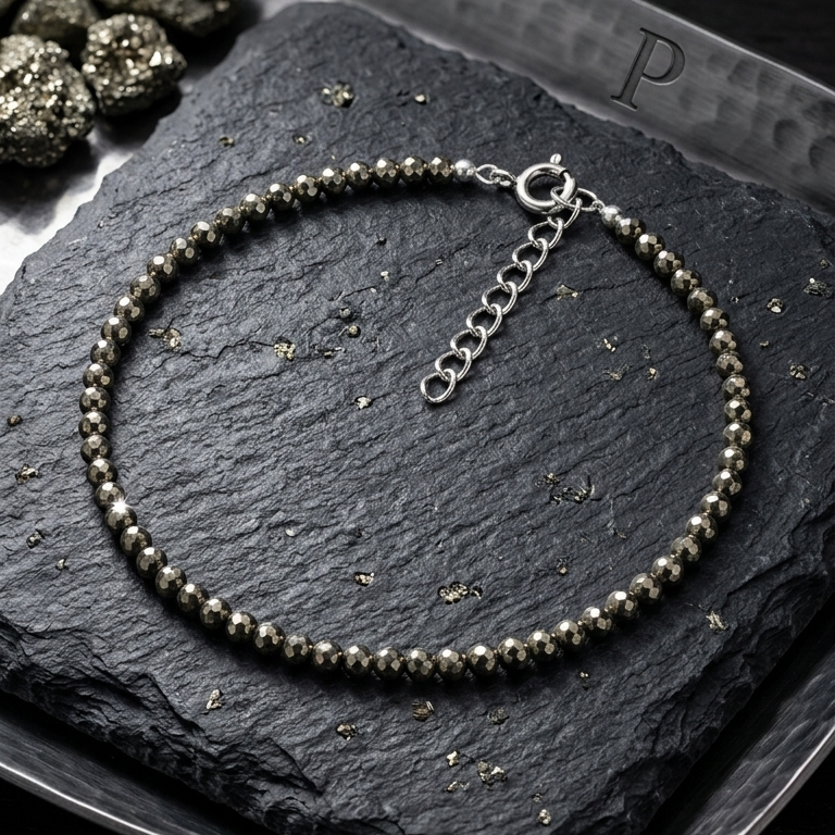 (Chinese)Pyrite anklets (Payal pair)