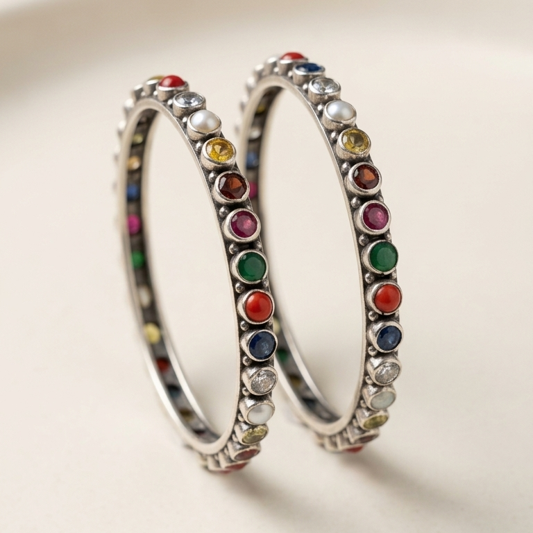 Rainbow Radiance Bangles