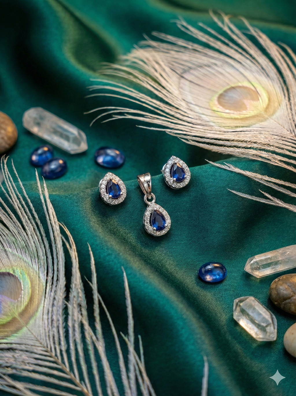 Royal Azure Teardrop Set_1