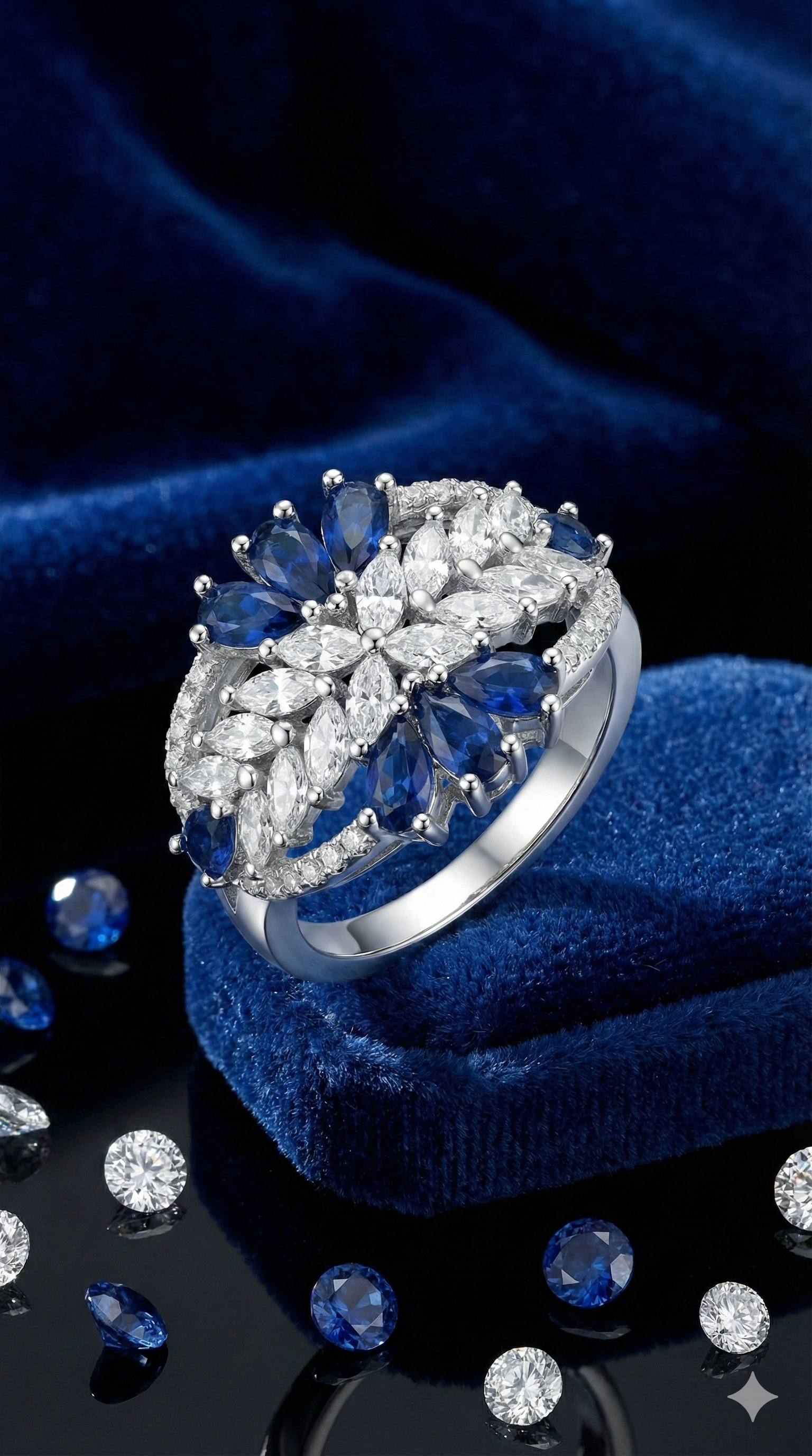 Royal Blue Statement Ring_2