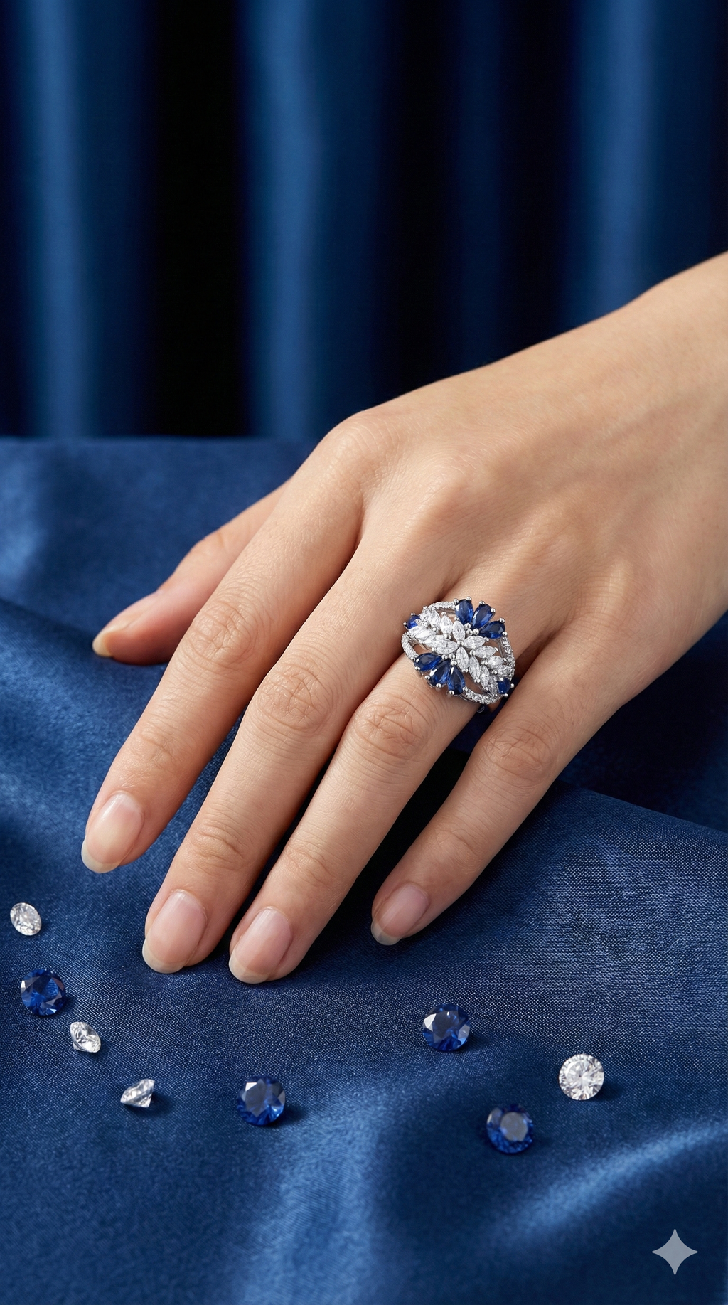 Royal Blue Statement Ring_3