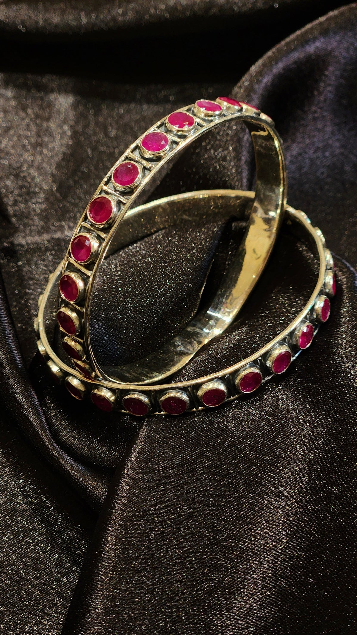 Ruby Elegance Bangle