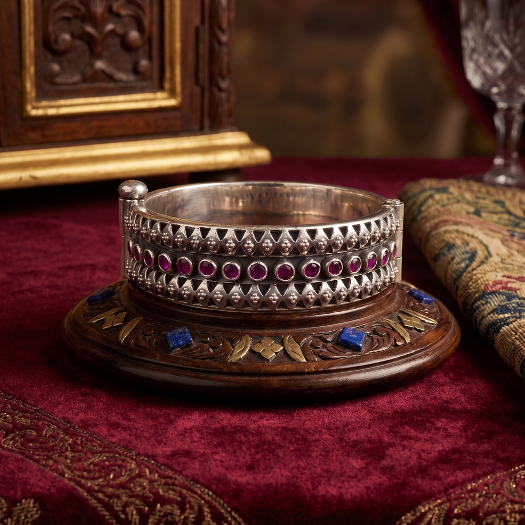 Ruby Radiance Bracelet by Myrah Jewels
