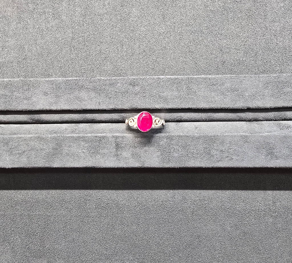 Ruby Twist Ring by Myrah Jewels
