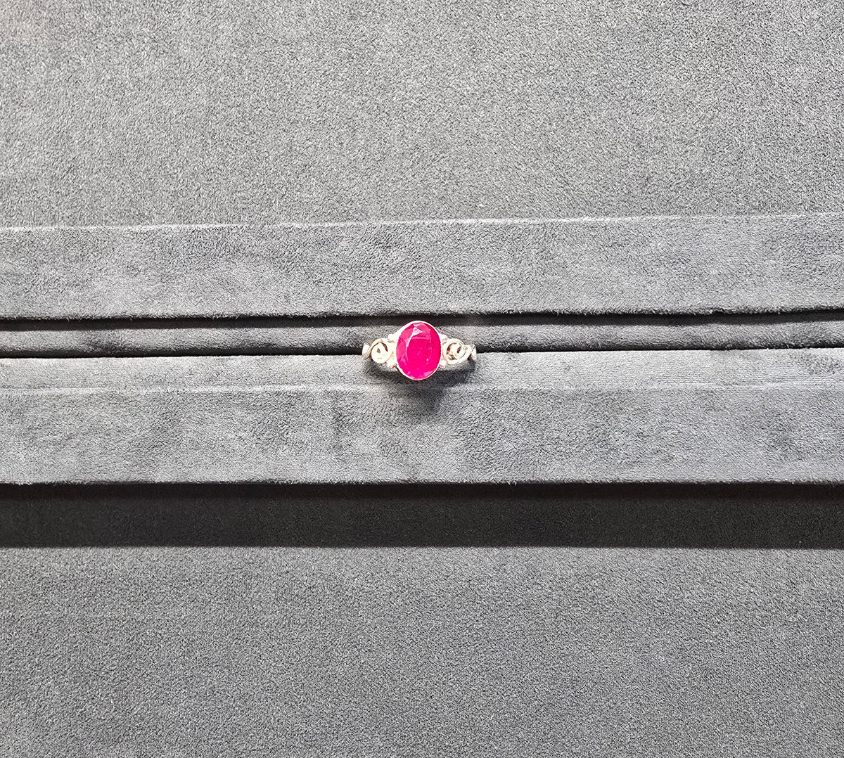 Ruby Twist Ring by Myrah Jewels