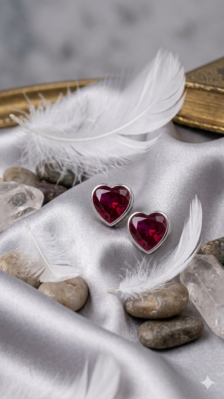 Ruby Romance Hearts