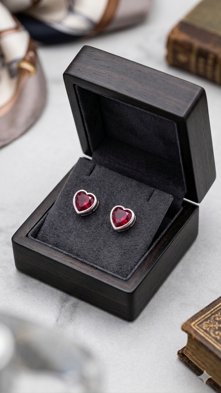 Ruby Romance Hearts