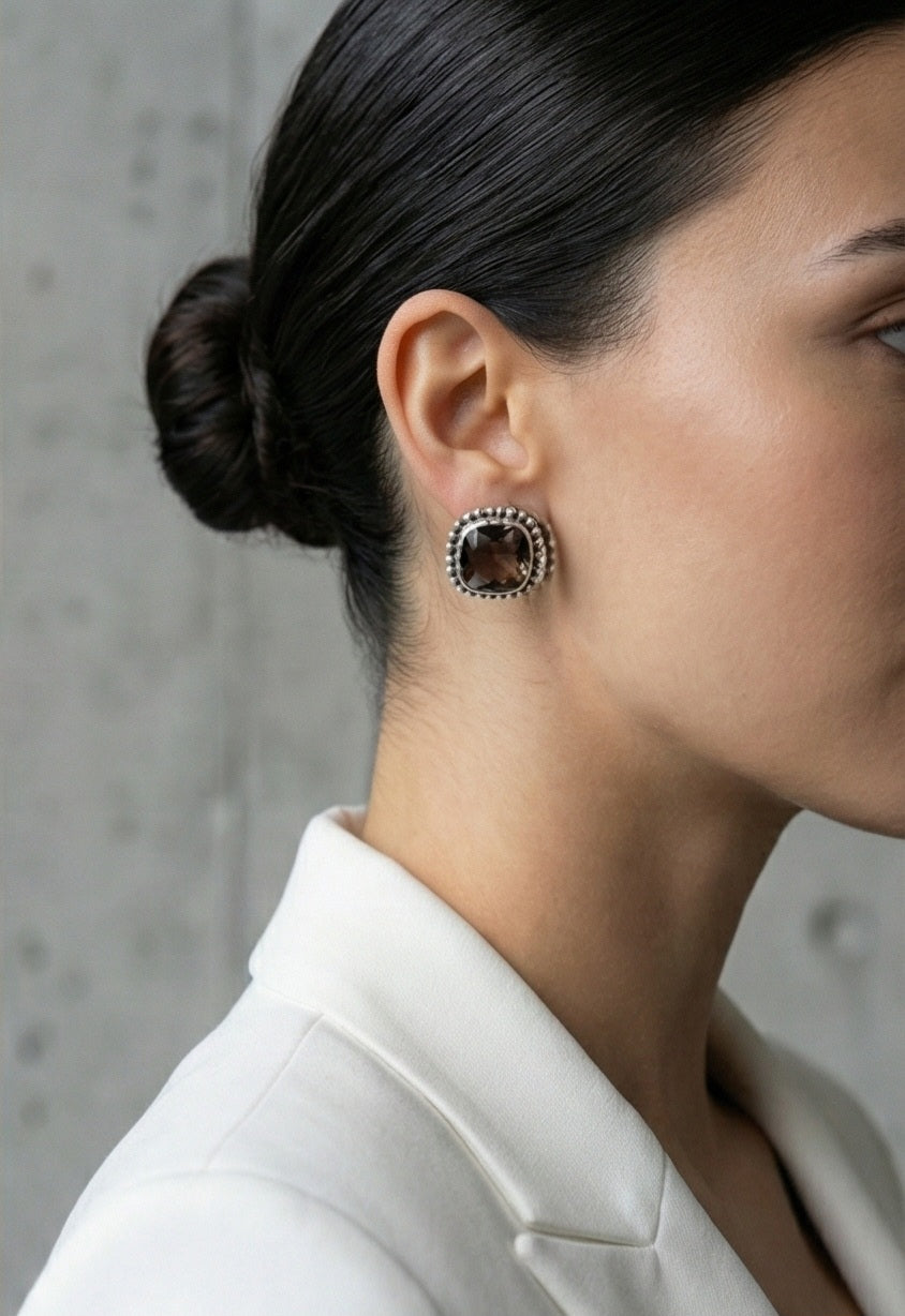 Silver Beaded studs_3