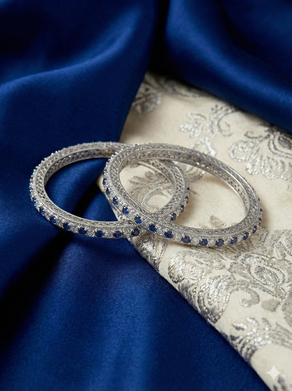 Silver & Blue sapphire sparkle_2