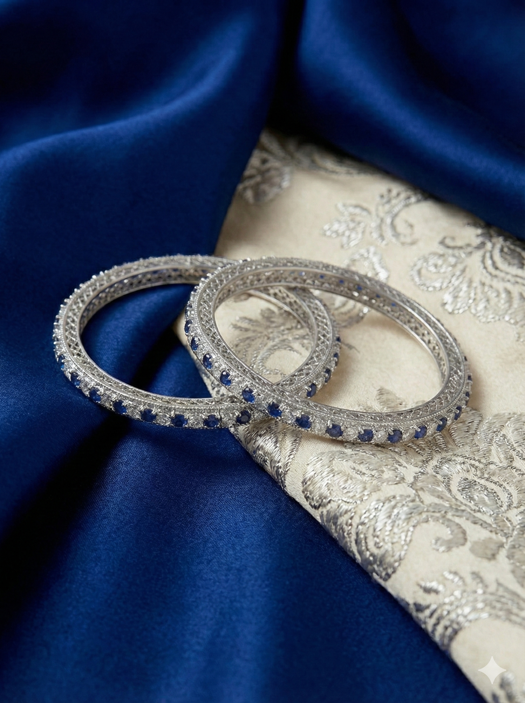 Silver & Blue sapphire sparkle_2