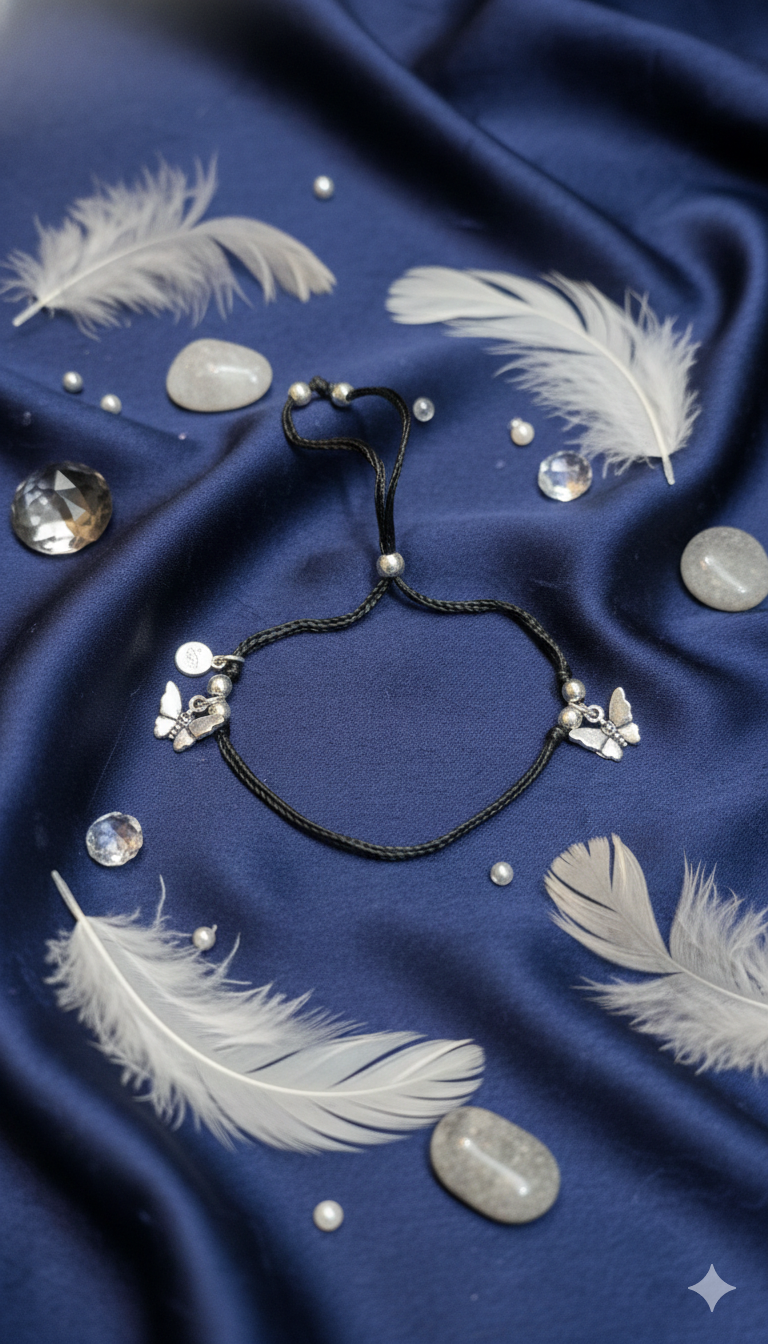 Silver Butterfly Payal_1