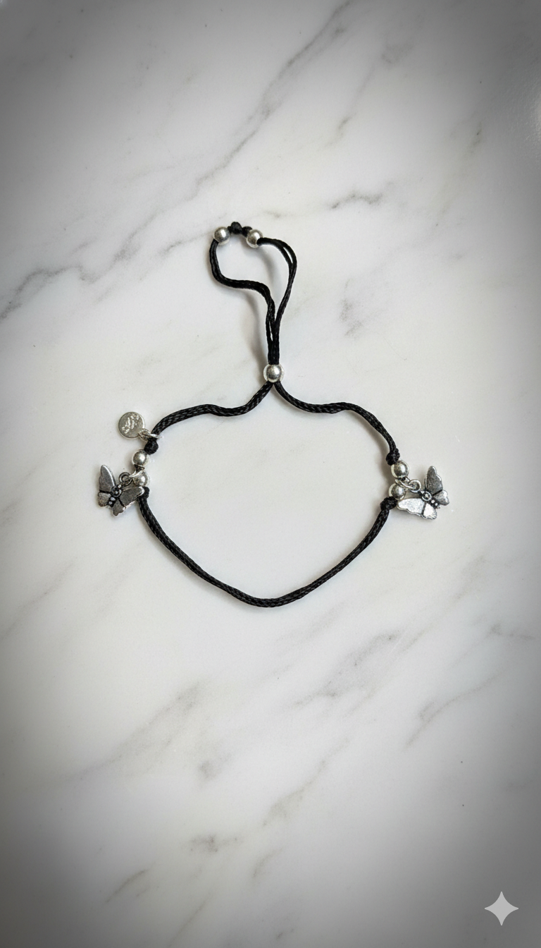 Silver Butterfly Payal_2