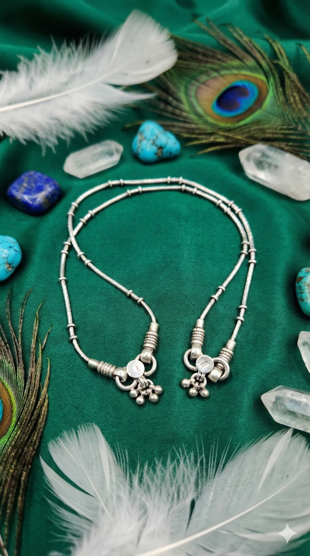 Silver Chain Payal_1