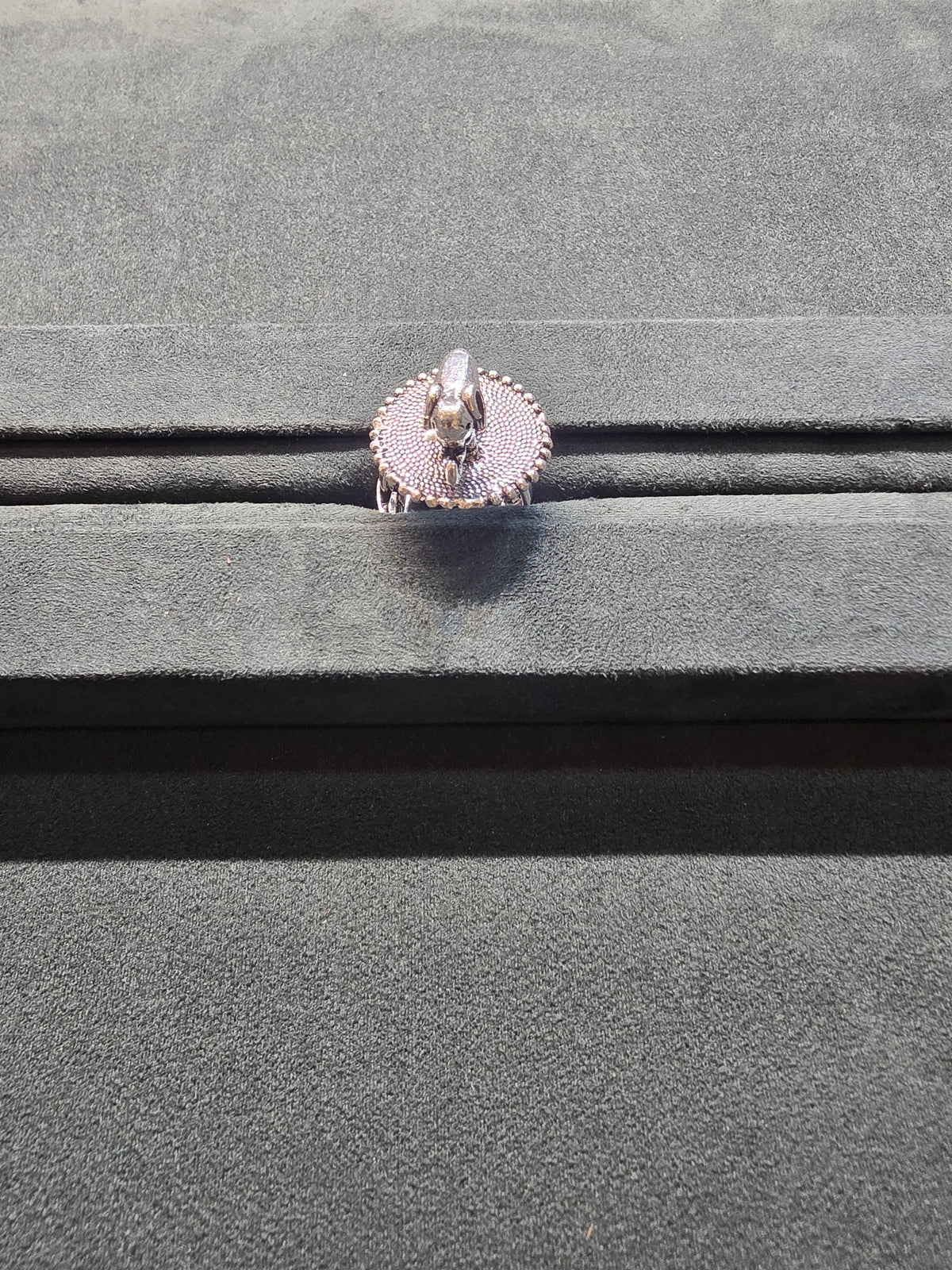 Silver Elephant Ring