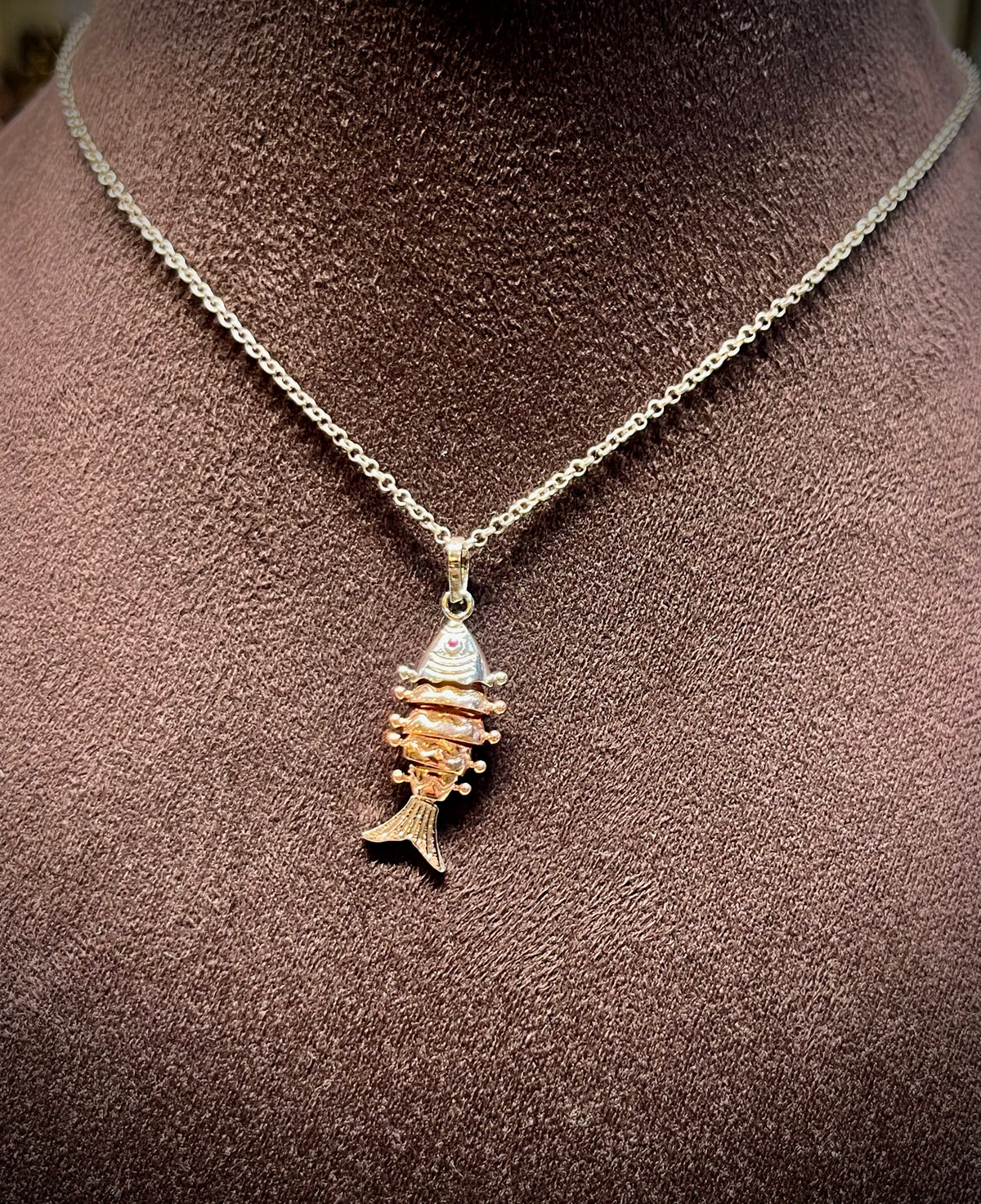 Silver Fish Pendant