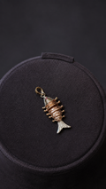 Silver Fish Pendant by Myrah Jewels