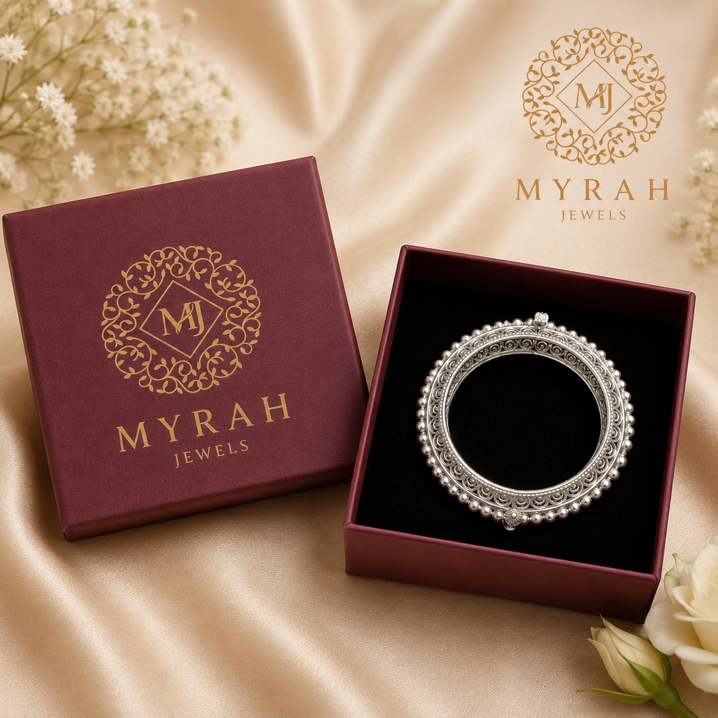 Silver Halo Bracelet by Myrah Jewels